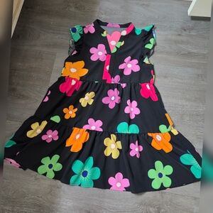 Shein Colorful Floral Dress